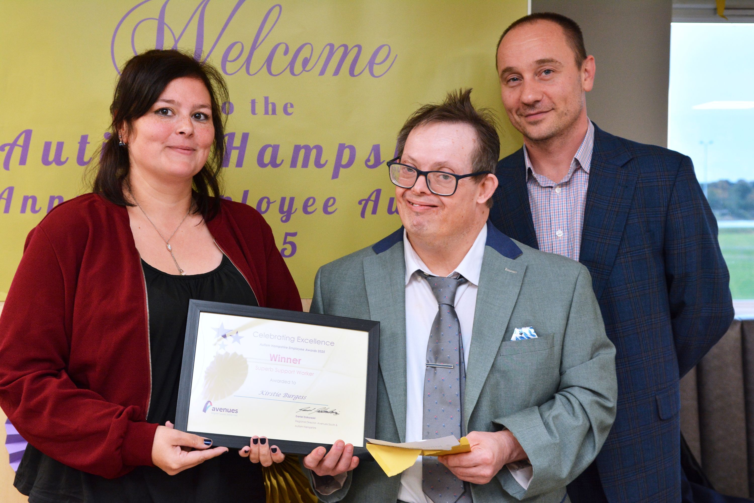 Superb Support Worker Award – Kirstie Burgess, Support Worker
