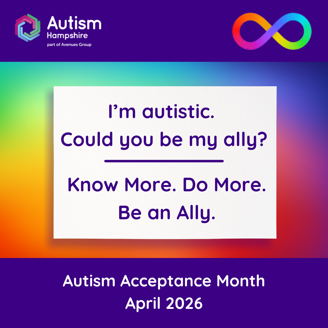 Graphic - I'm autistic, could you be my ally? Know More. Do More. Be an Ally.