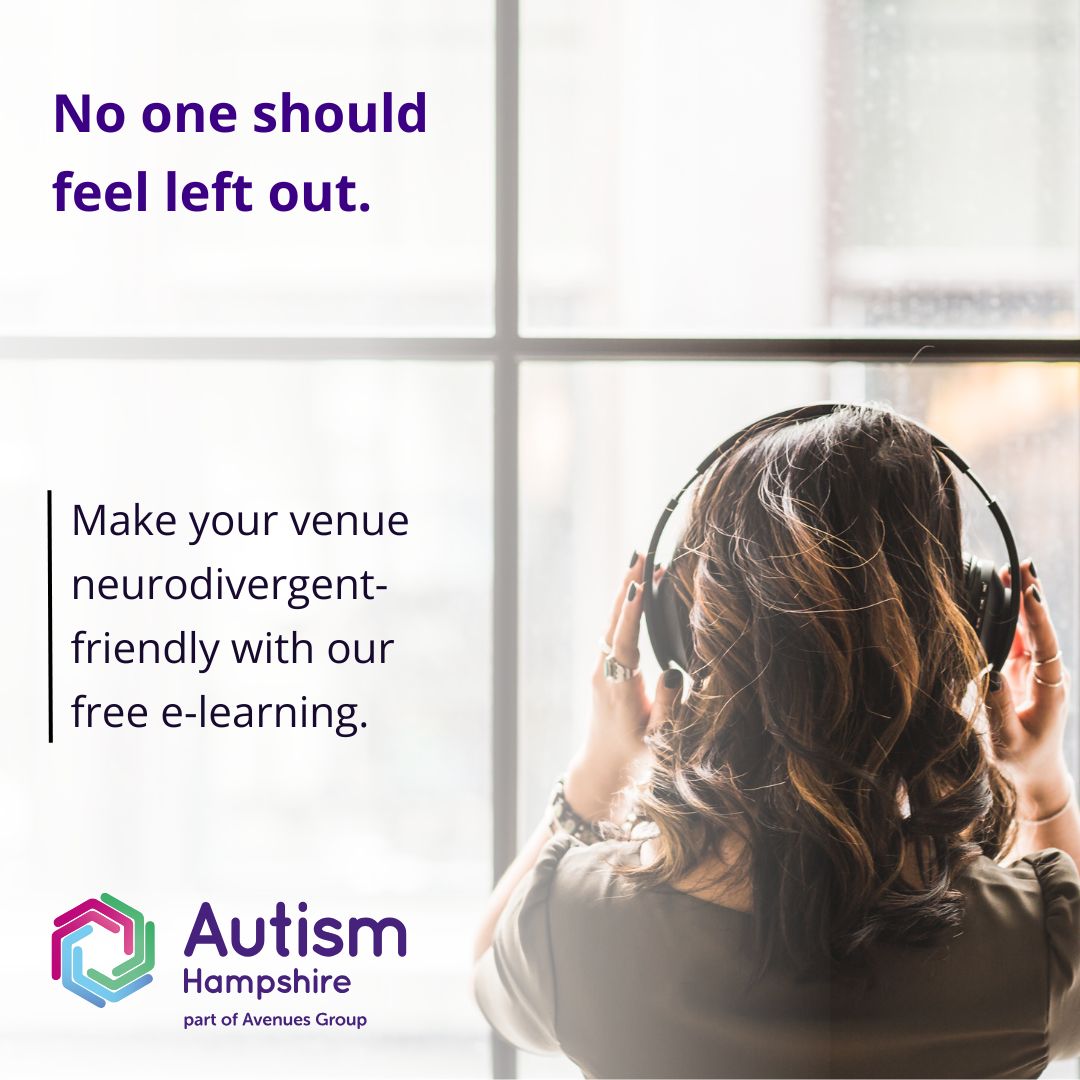 No one should feel left out. Make your venue neurodivergent friendly with out free e-learning.